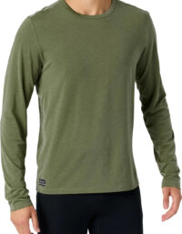 Saucony Stopwatch Long Sleeve M-Beige-S Herr Beige S | Långärmad T-shirt
