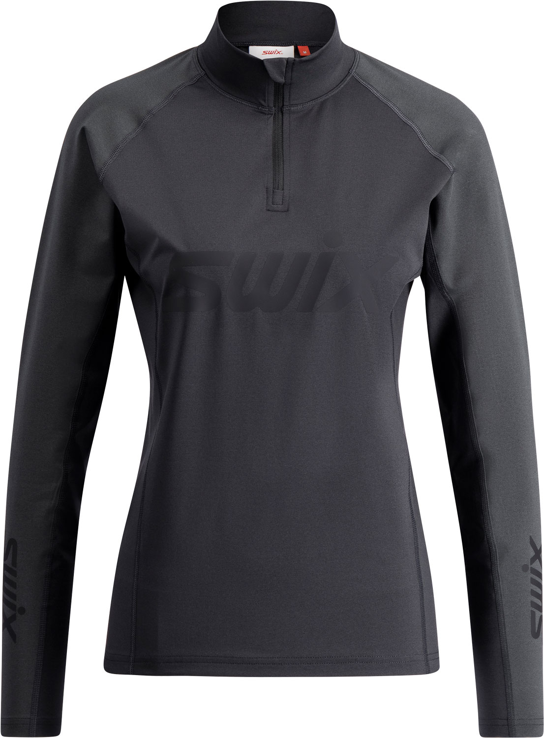 Swix RaceX Dry Half Zip W Dam Svart L | Underställ Tröja