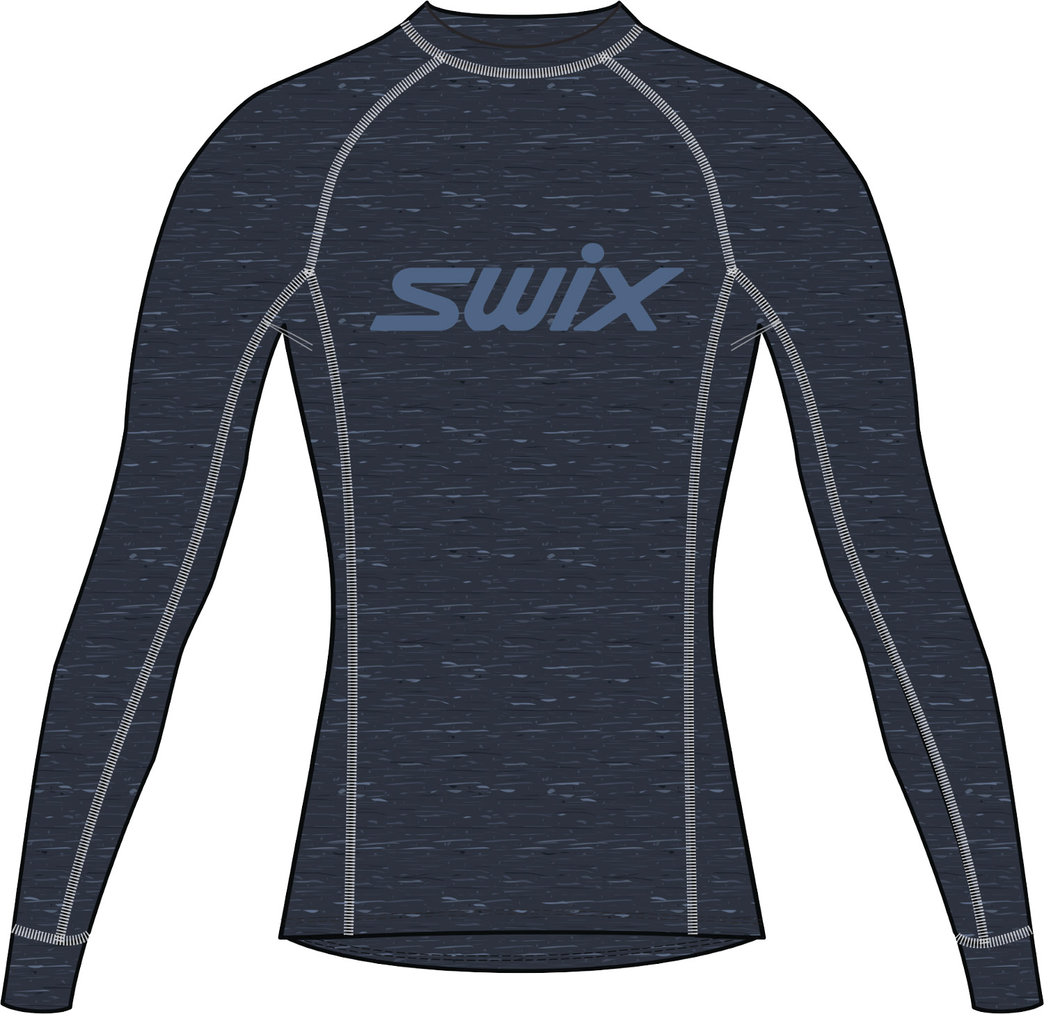 Swix RaceX Merino LS M Herr Blå S | Underställ Tröja
