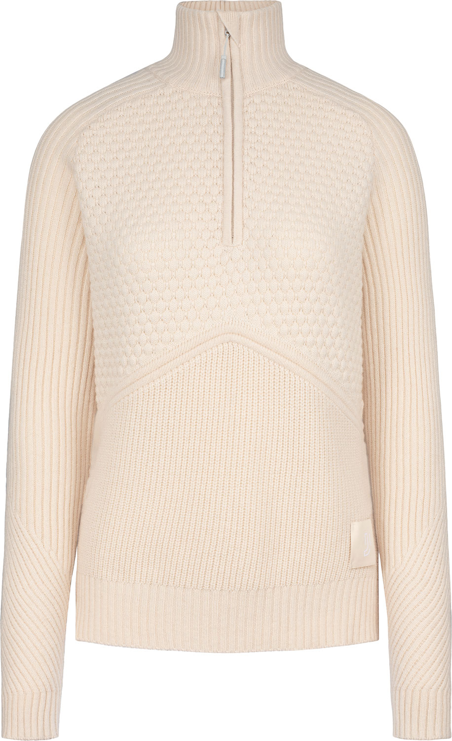 Johaug Sporty Wool Half Zip W-Beige-XS Dam Beige XS | Tröja