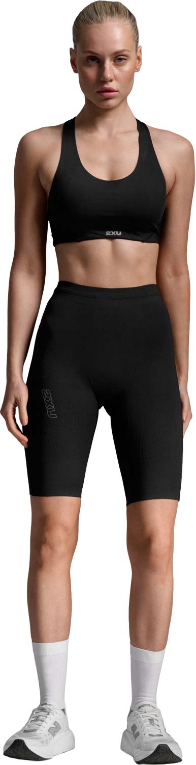 2XU Light Speed React Hi-Rise Compression Shorts W Dam Svart L | Löparshorts