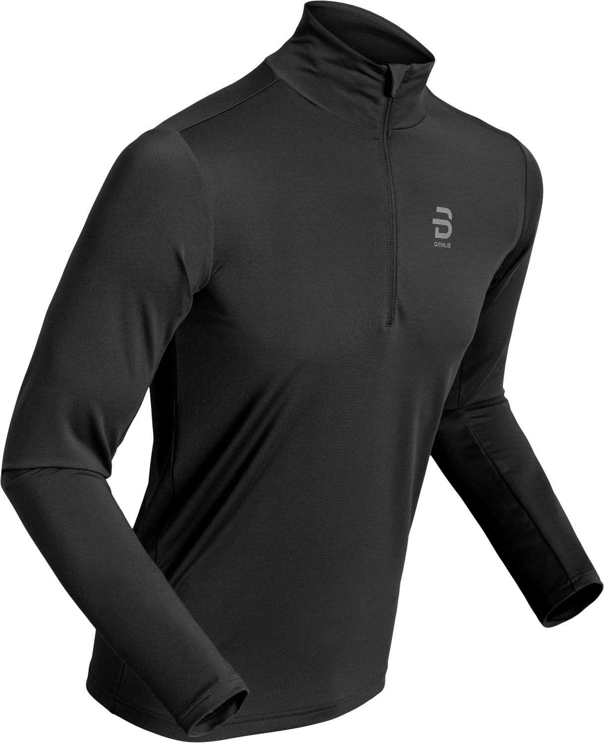 Dahlie Half Zip Tempo M Herr Grå L | Mellanlager Tröja