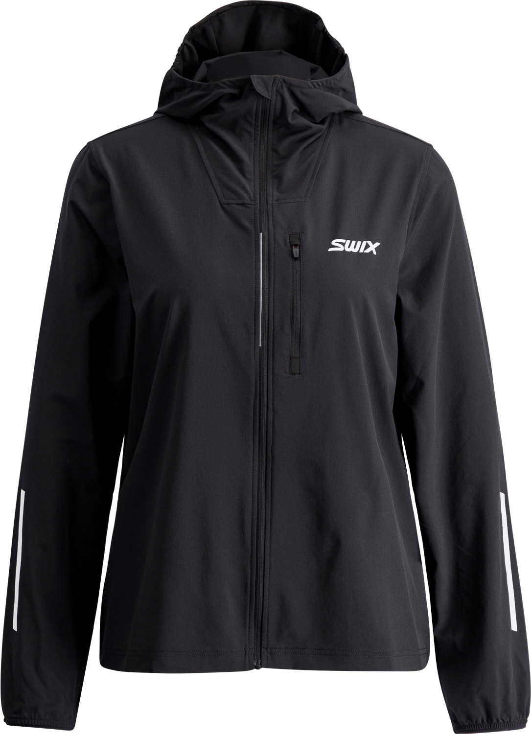 Swix 5K Jacket W Dam Svart M | Löparjacka