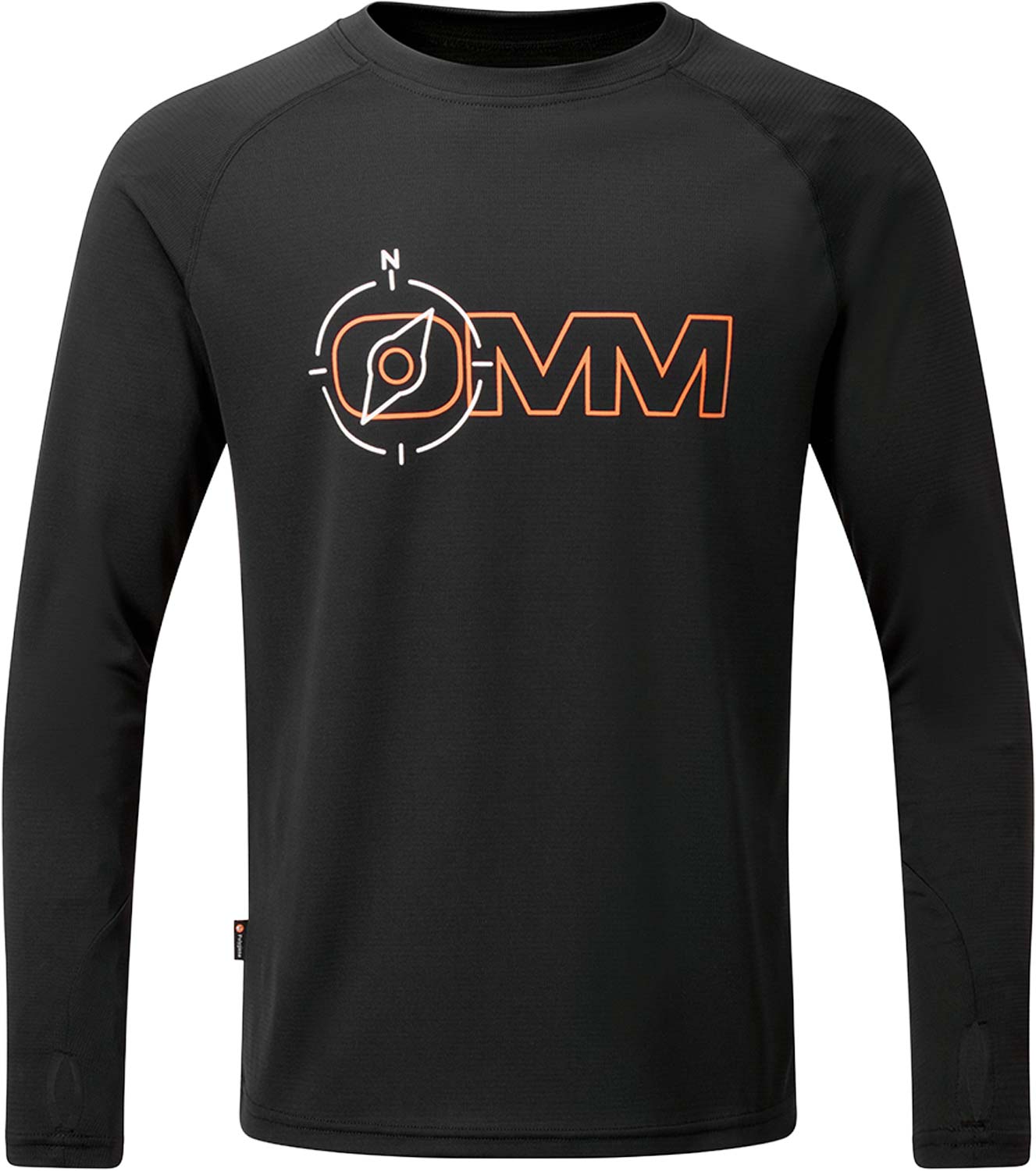 OMM Bearing Tee LS M Herr Svart M | Långärmad T-shirt