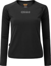OMM Bearing Tee LS W Dam Svart M | Långärmad T-shirt