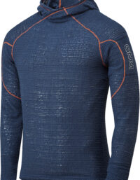 OMM Core Hoodie U Blå S | Mellanlager Tröja