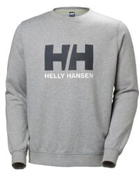 Helly Hansen Logo Crew Tröja Herr Grå S