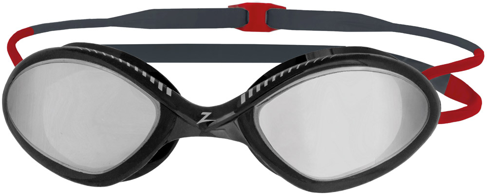 Zoggs Tiger Titanium MirroRöd Regular Grå OZ | Simglasögon