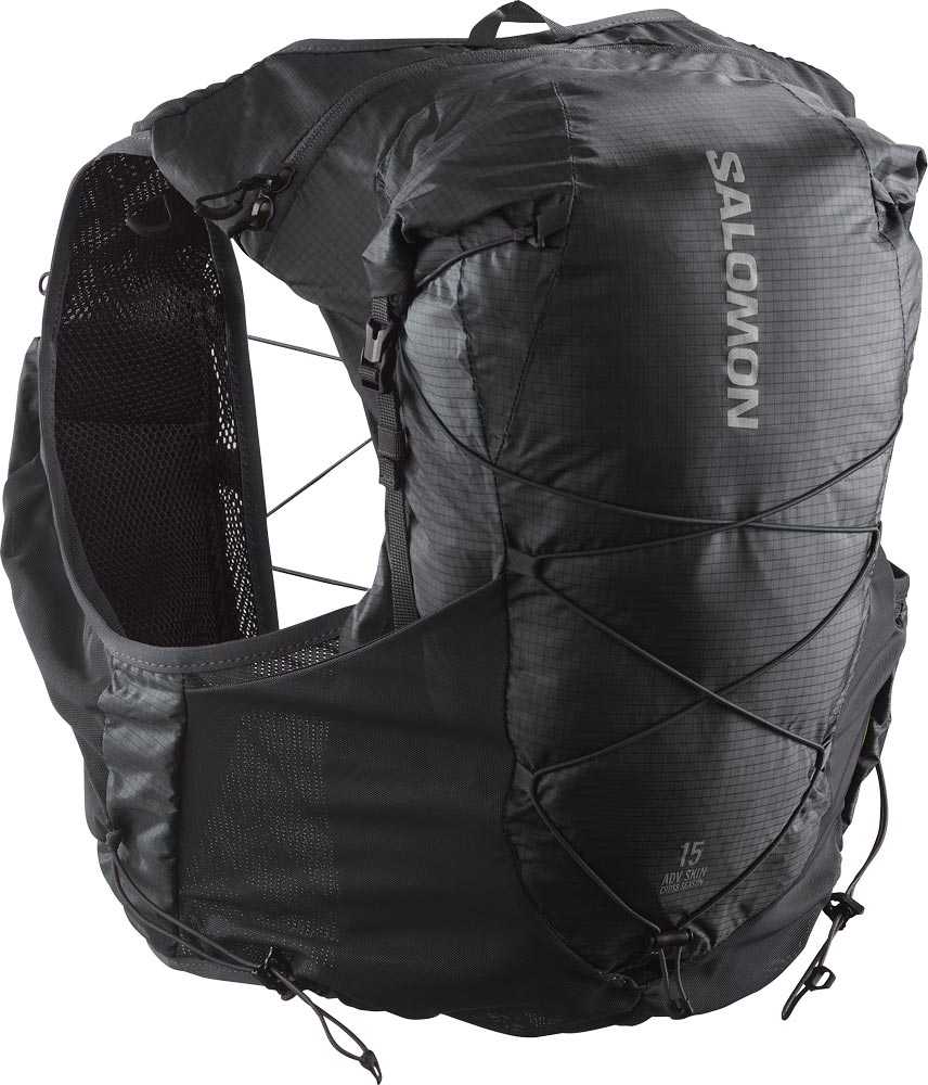 Salomon ADV Skin Cross Season 15 Mörkgrå XL | Vätskeryggsäck