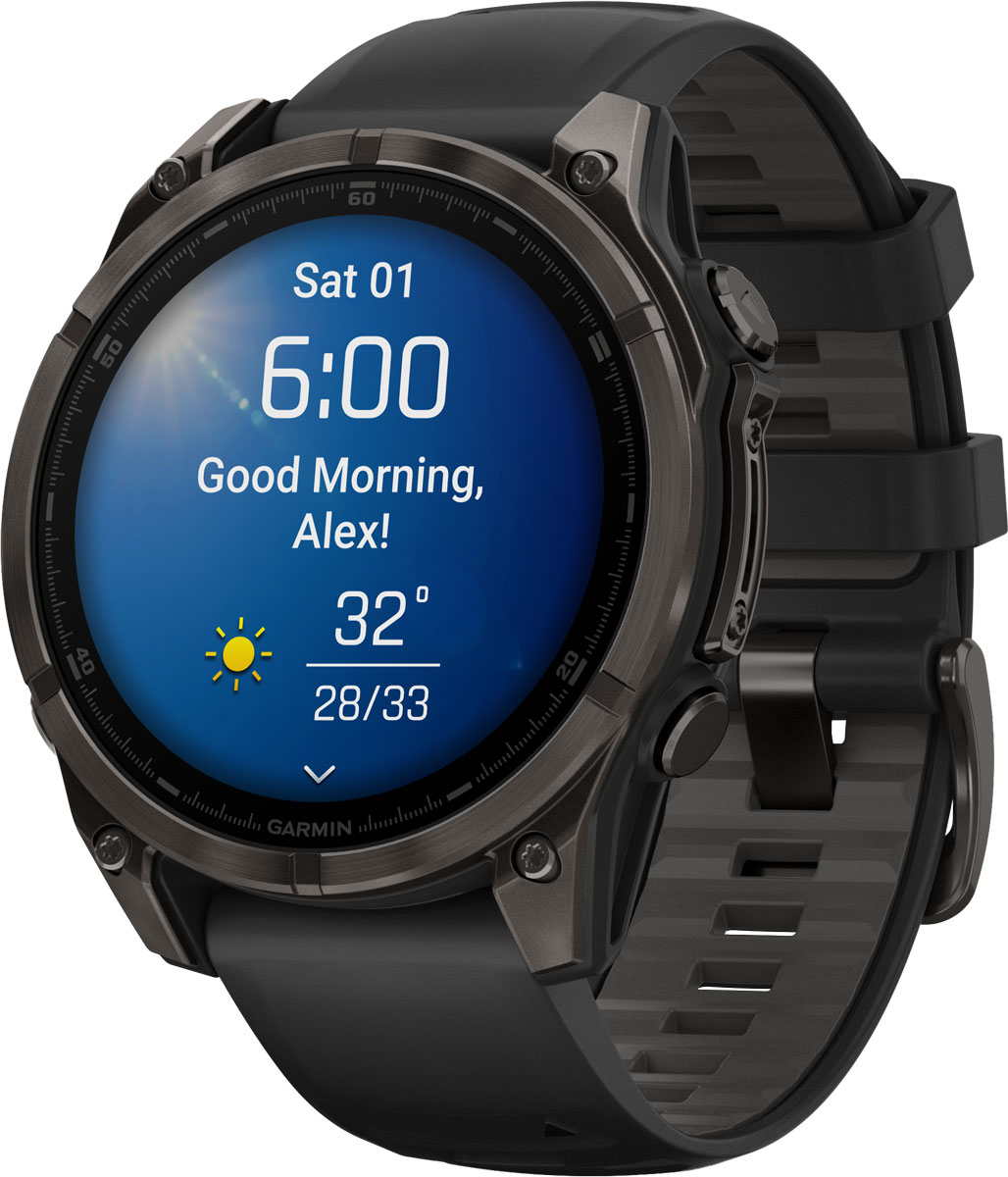 Garmin Fenix 8 Sapphire 47 mm Mörkgrå | Pulsklocka