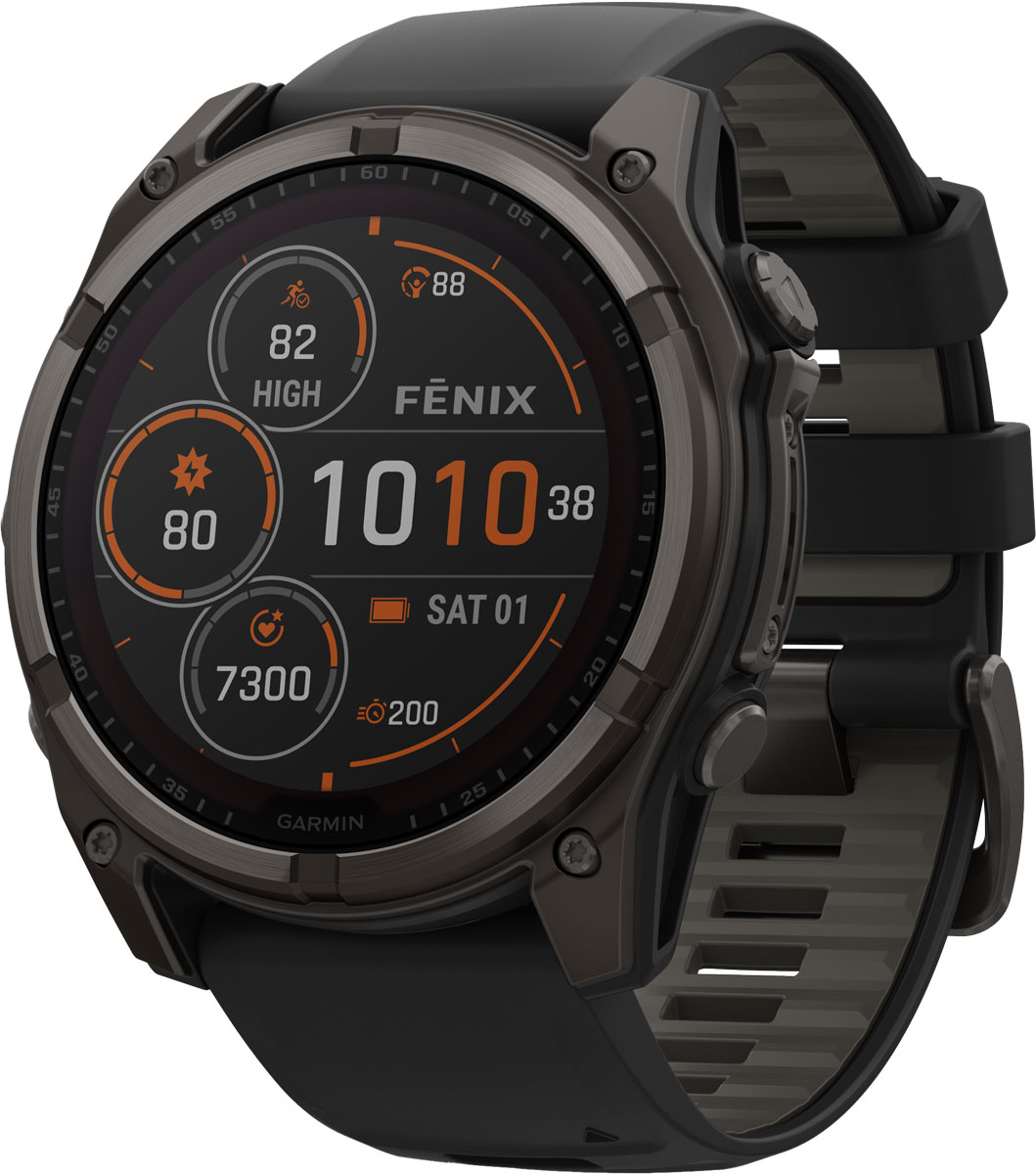 Garmin Fenix 8 Sapphire Solar 51 mm Mörkgrå | Pulsklocka