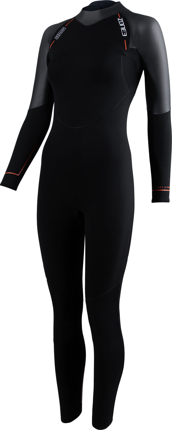 Zone3 Active-Flex Wetsuit W Dam Svart M | Våtdräkt