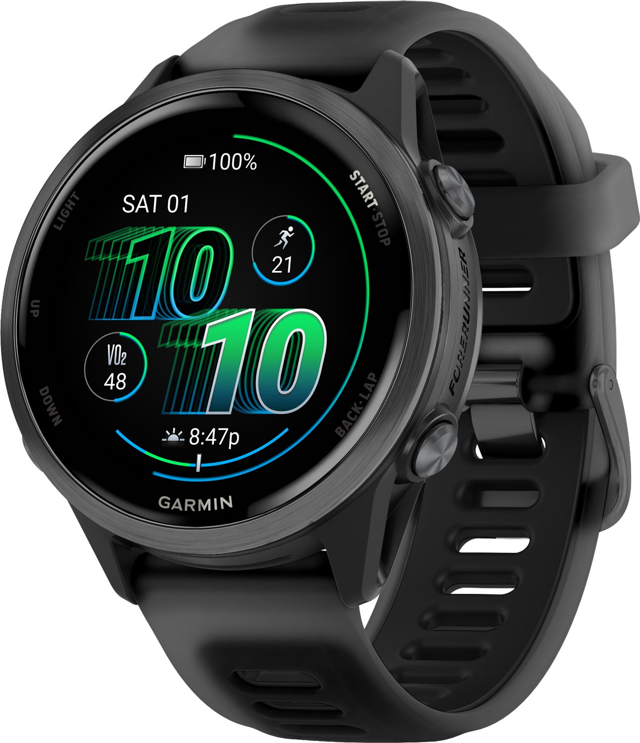 Garmin Forerunner 570 Amoled 42 mm Svart | Pulsklocka
