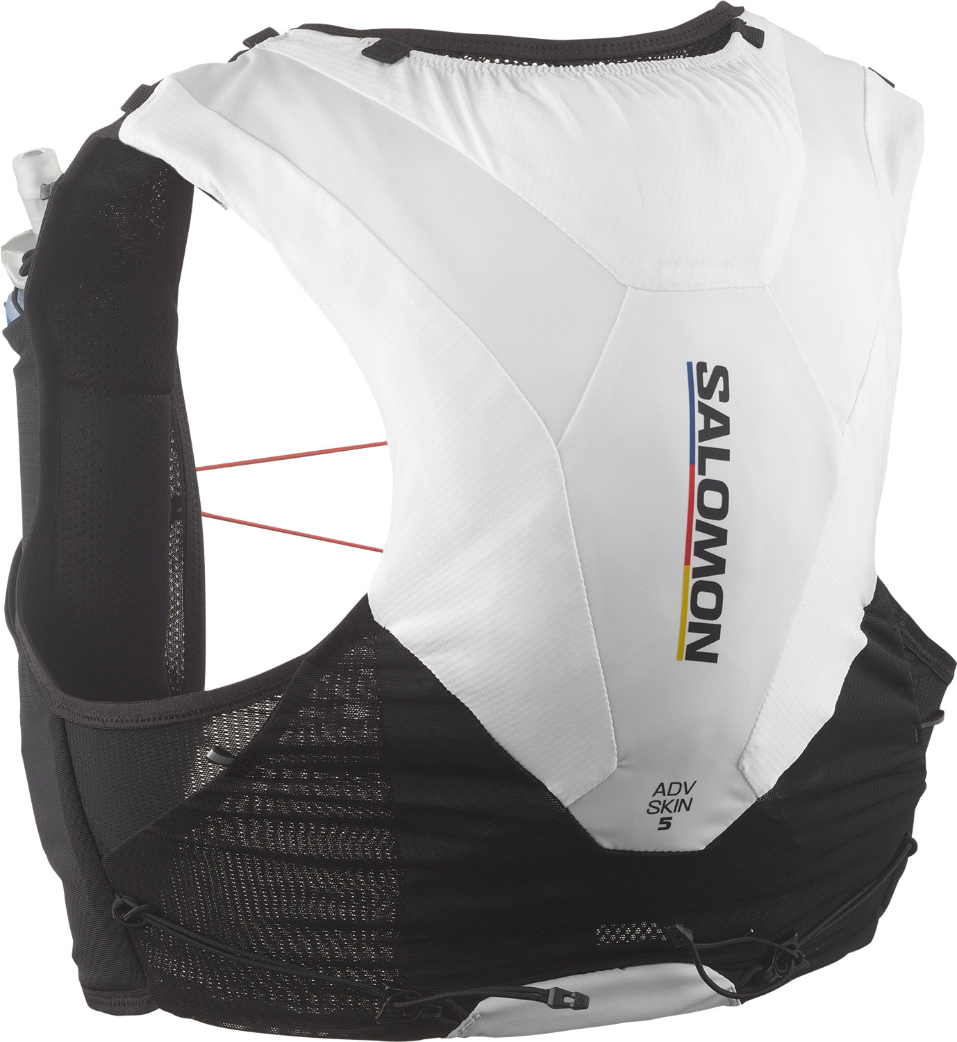 Salomon ADV Skin 5 Vest Race Flag Vit S | Vätskeryggsäck