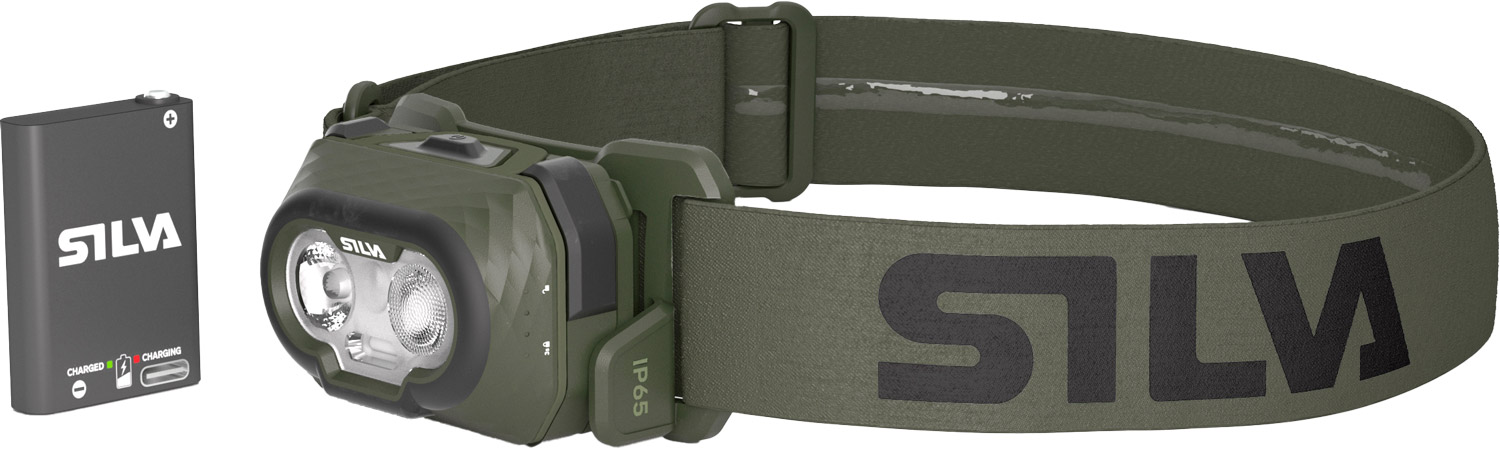 Silva Discover Hybrid Grön | Pannlampa