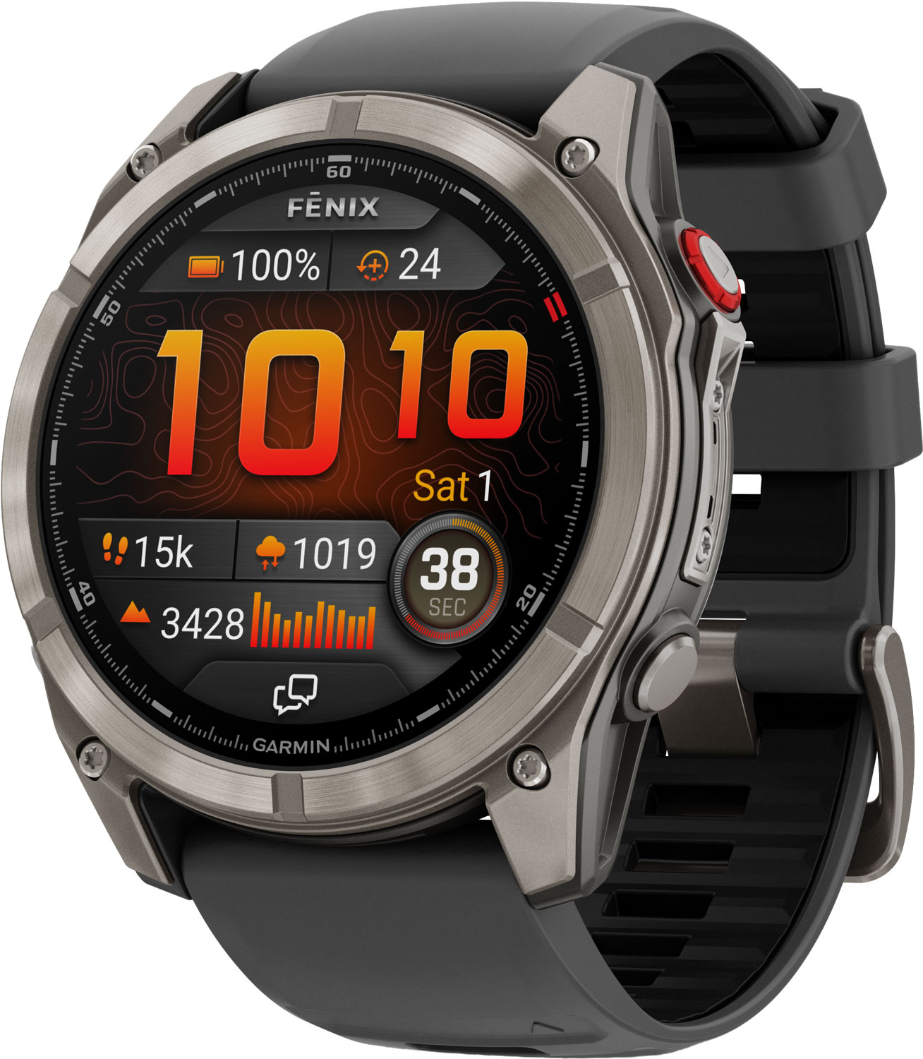 Garmin Fenix 8 Pro Amoled 51 mm Mörkgrå | Pulsklocka