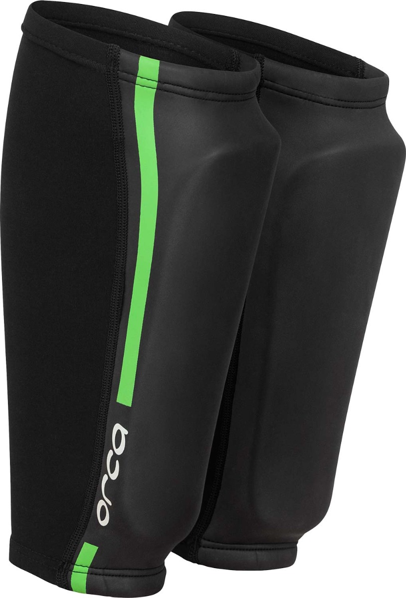 Orca Swimrun Calf Guards U Svart XS | Våtdräkt