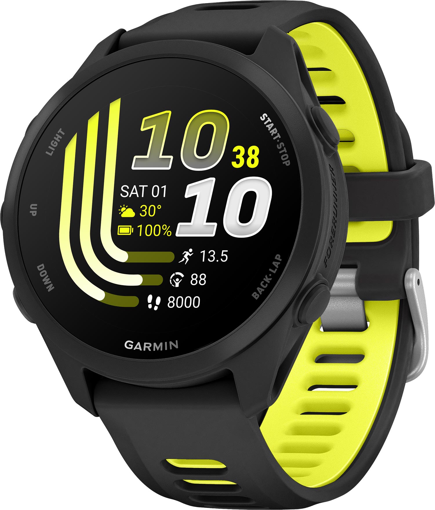 Garmin Forerunner 170 Music Amoled Svart | Pulsklocka