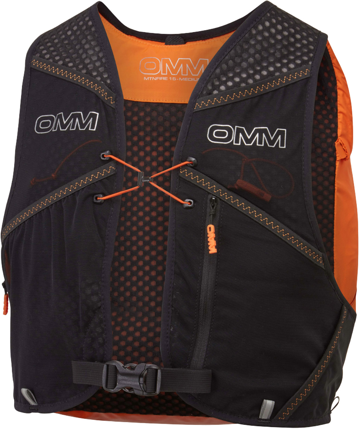 OMM MountainFire 15 Vest Orange L | Vätskeryggsäck
