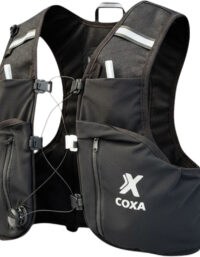 Coxa Carry Running Vest w/ Soft Flask Svart M | Vätskeryggsäck