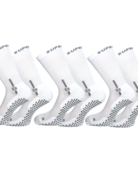 supersox.se 3 Pack Grip Socks - PRO Fit- Vit - Medium (40-44)