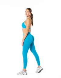 Relode Aura Seamless Scrunch Tights - Aqua