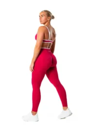 Relode Hybrid Contrast Tights - Berry