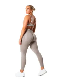 Relode Hybrid Contrast Tights - Dune