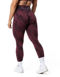 Relode Prime Scrunch Camo Tights - Röd