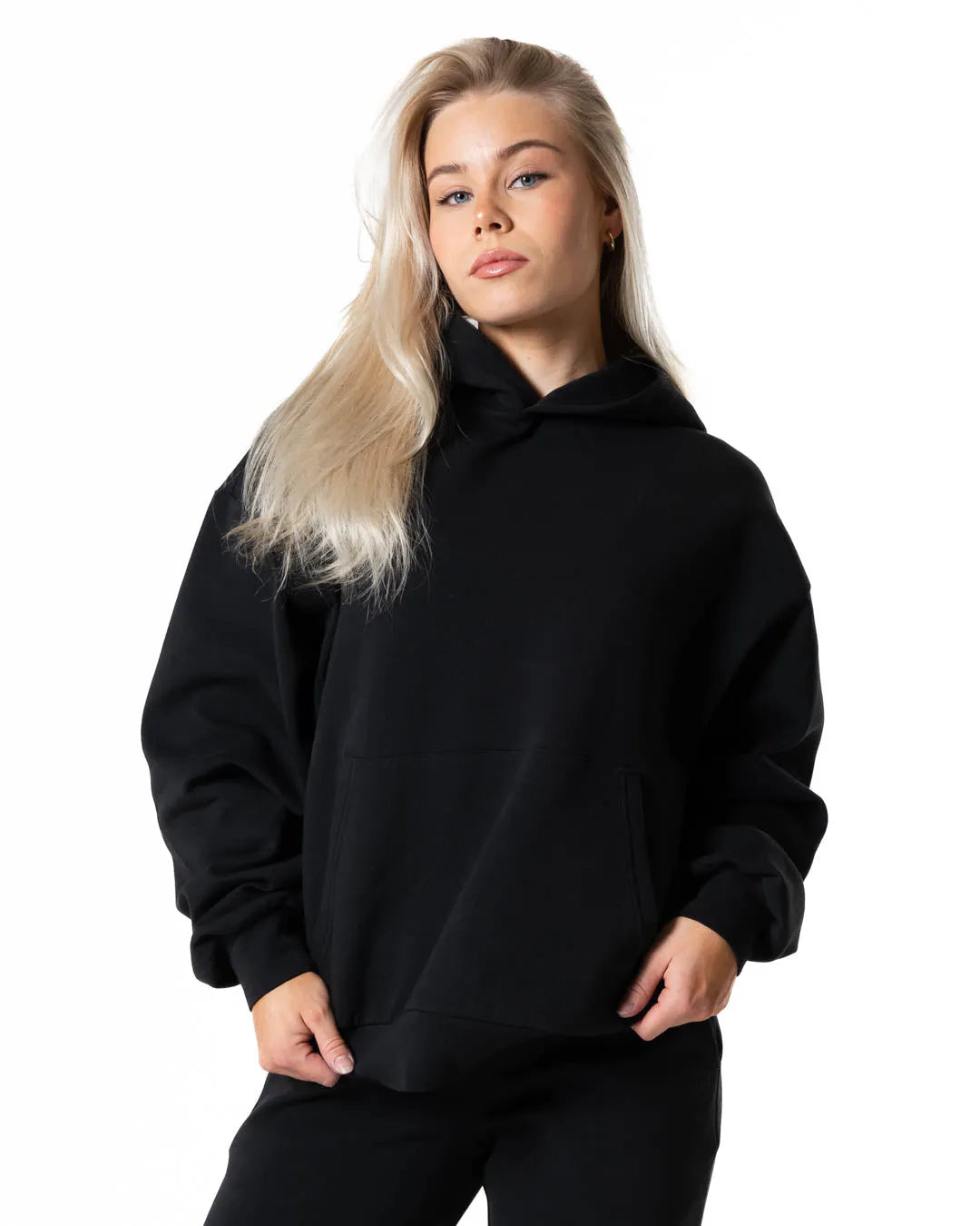 Relode Clean Oversized Hoodie - Svart