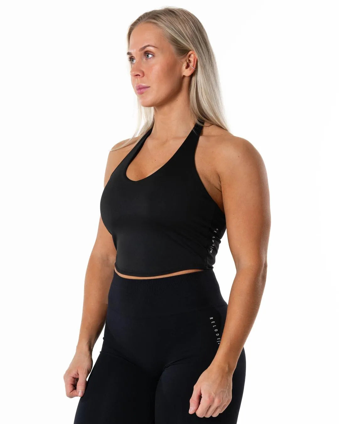 Relode Velocity Halterneck Top - Svart