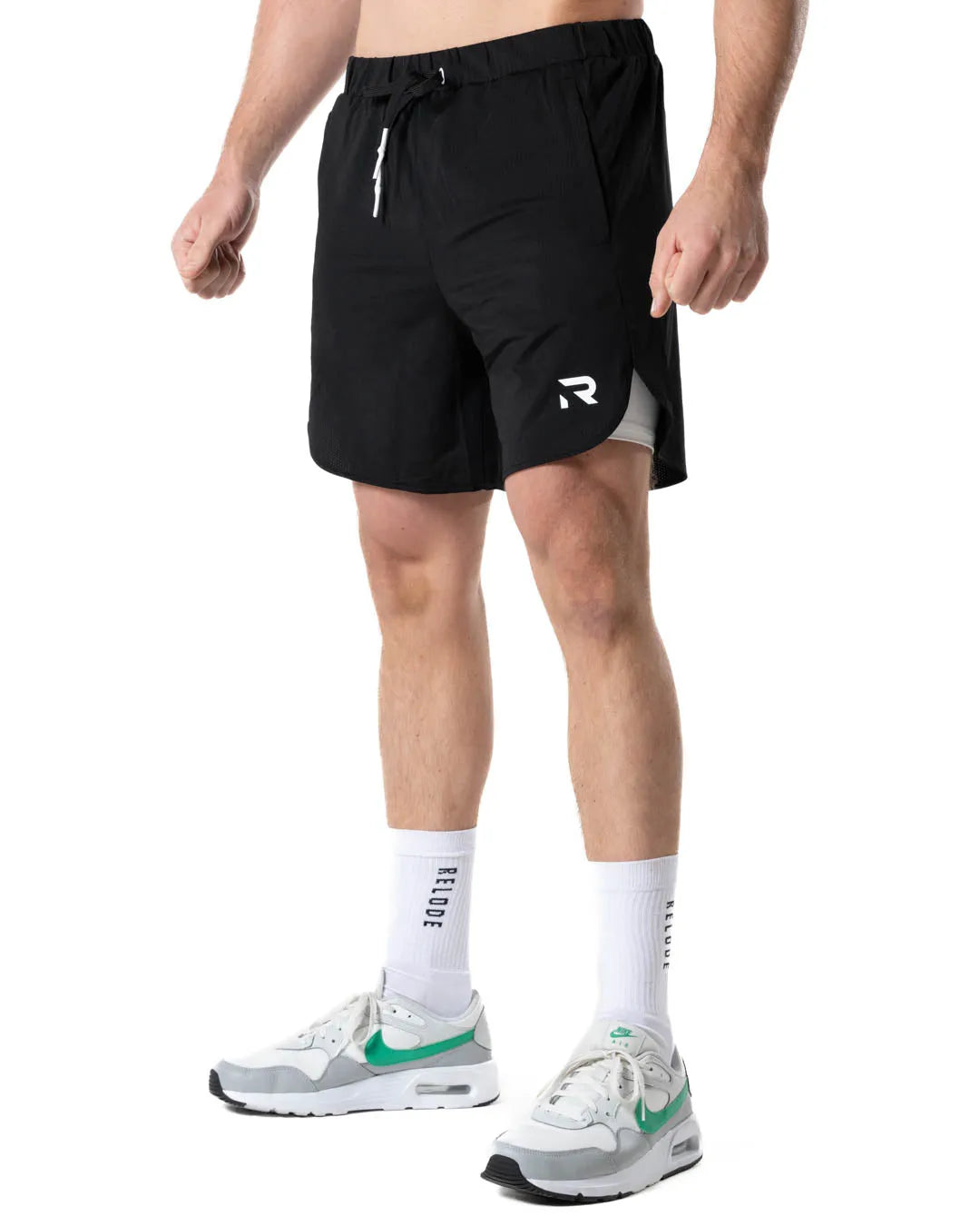 Relode Unity Shorts - Black & White