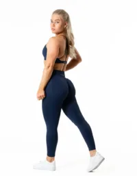 Relode Aura Seamless Scrunch Tights - Midnight Blue