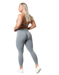 Relode Aura Seamless Scrunch Tights - Slate Grey