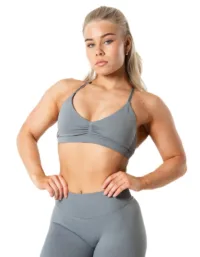 Relode Aura Seamless Sports Bra - Slate Grey