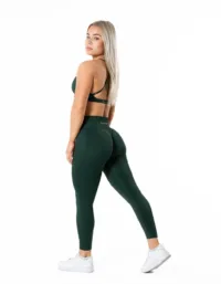 Relode Aura Seamless Scrunch Tights - Pine Green