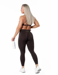 Relode Aura Seamless Scrunch Tights - Espresso brown