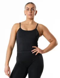 Relode Hybrid Seamless Tank Top - Jet Black