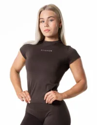 Relode Aura Seamless T-shirt - Espresso brown