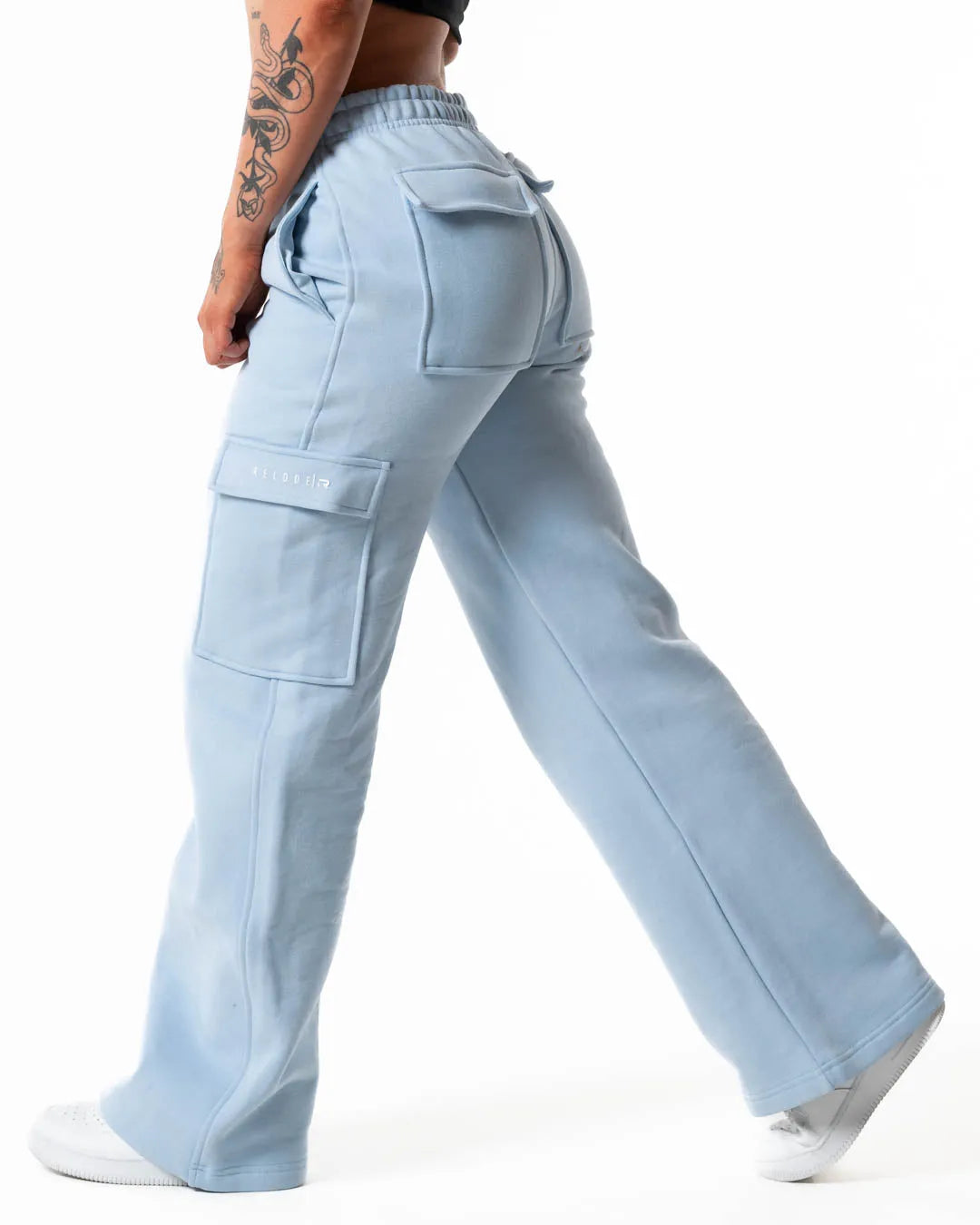 Relode Hybrid Cargo Joggers - Ljusblå