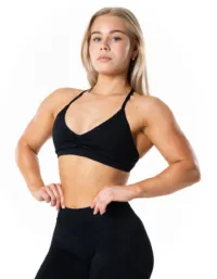 Relode Aura Seamless Sports Bra - Black