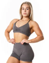 Relode Aura Seamless Sports Bra - Earth Grey