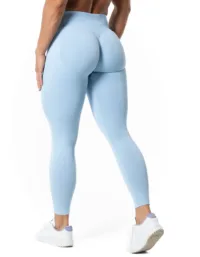 Relode Aura Seamless Scrunch Tights - Light Blue