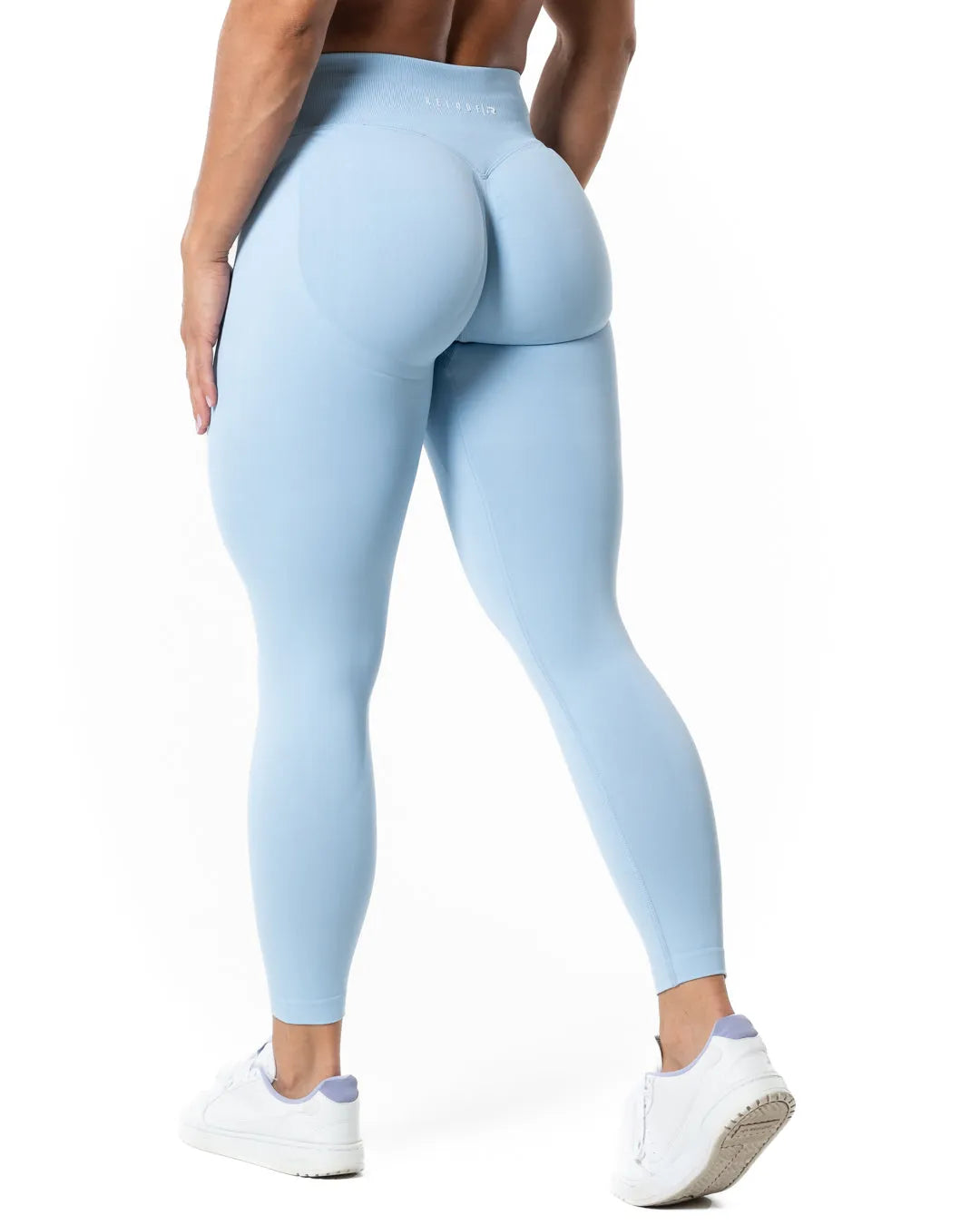 Relode Aura Seamless Scrunch Tights - Light Blue
