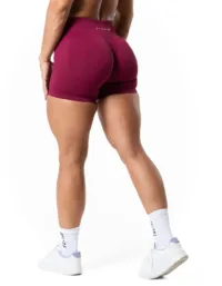 Relode Aura Seamless Scrunch Shorts - Cherry
