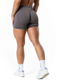 Relode Aura Seamless Scrunch Shorts - Earth Grey
