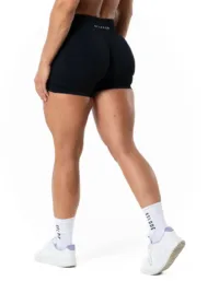 Relode Aura Seamless Scrunch Shorts - Black