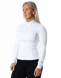 Relode Clean Zip Longsleeve - Vit