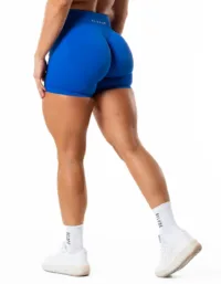 Relode Aura Seamless Scrunch Shorts - Cobalt