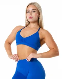Relode Aura Seamless Sports Bra - Cobalt